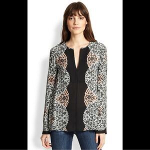 BCBGMAXAZARIA Haida Lace Tunic S